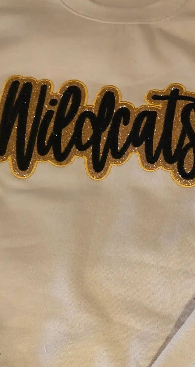 Wildcat Glitter with NO Bow