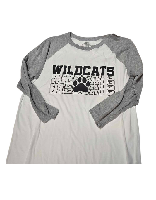 Wildcats Raglen T-Shirt Adult