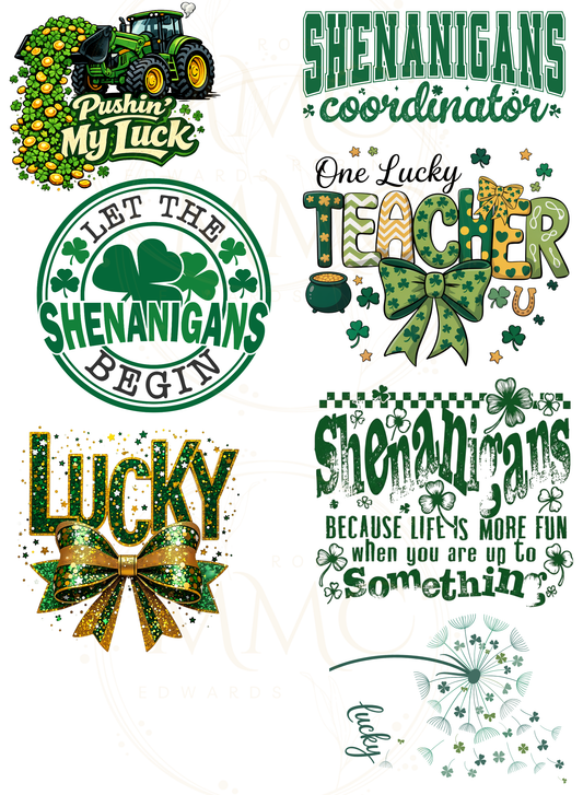 St Patty Gang sheet