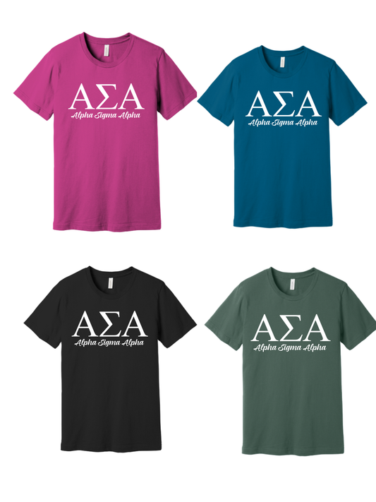 Alpha Sigma Alpha T-shirts