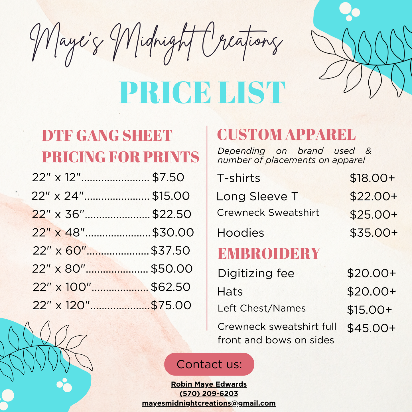 DTF Gang Sheet
