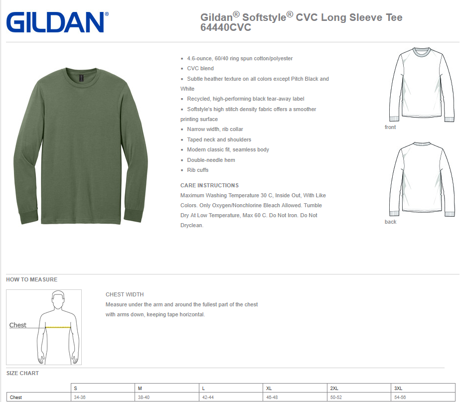 WWJR Wildcats Gildan  Long sleeve Tee Youth & Adult
