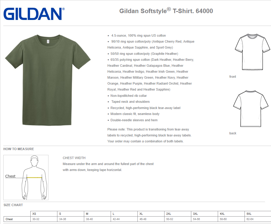 WWJR Wildcats Youth and Adult Gildan Softstyle Tee
