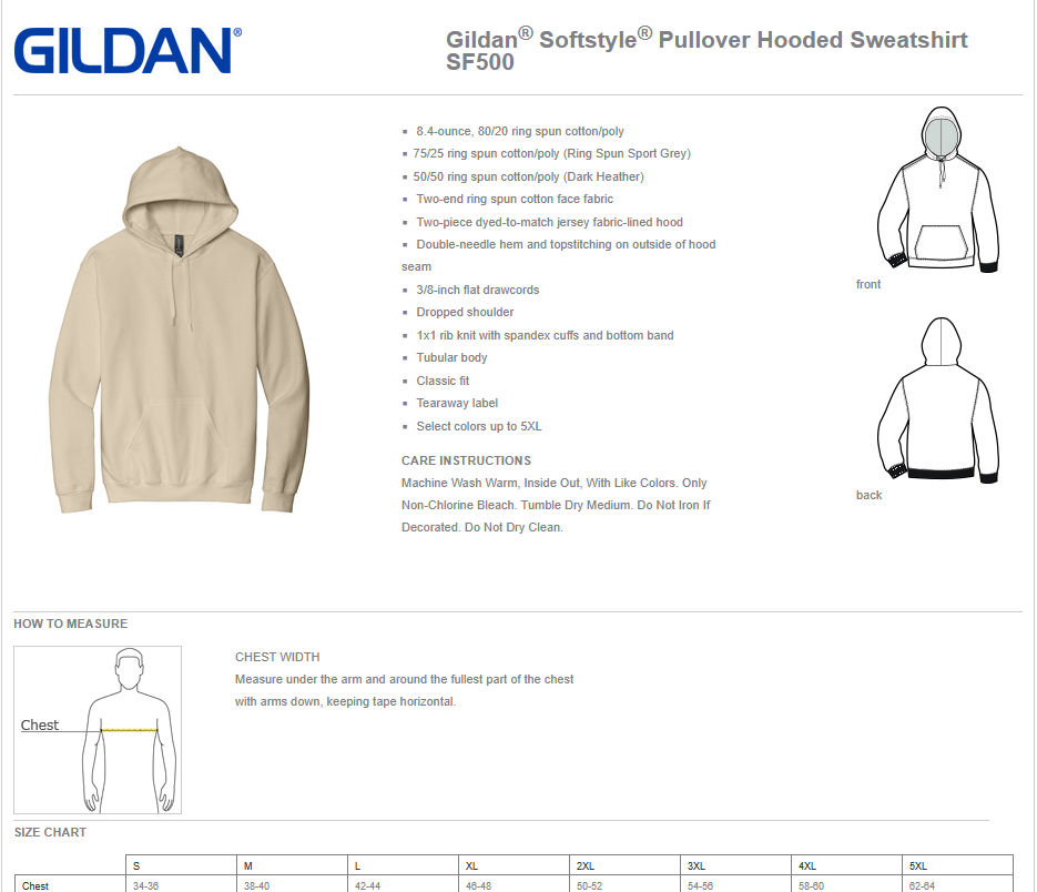 WWJR Wildcats Football Youth and Adult Gildan Softstyle Pullover Hooded Sweatshirt
