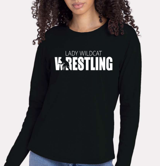WW Lady Wildcats Wrestling Long Sleeve T-shirt
