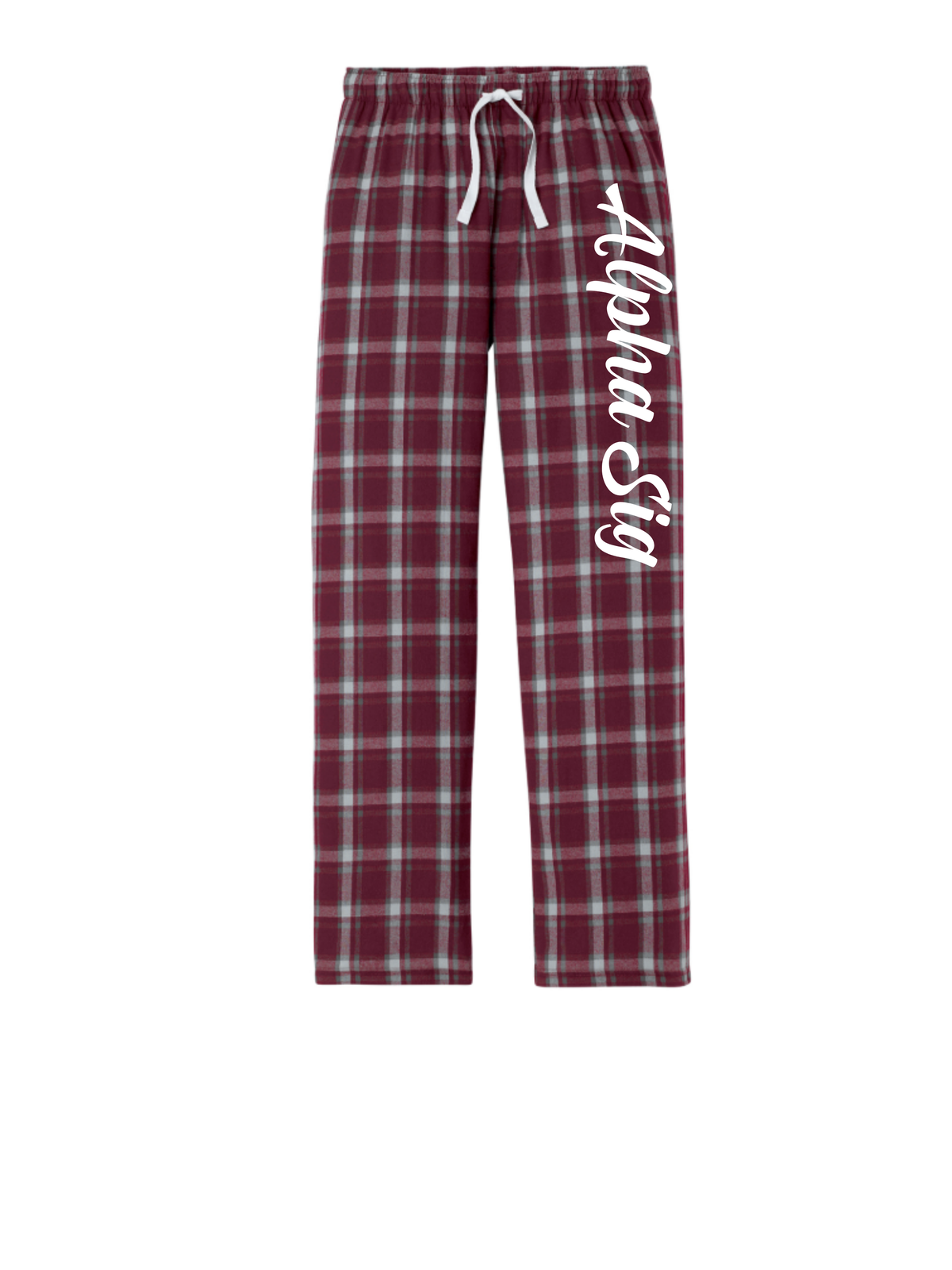 Alpha Sig Pajama pants Flannel