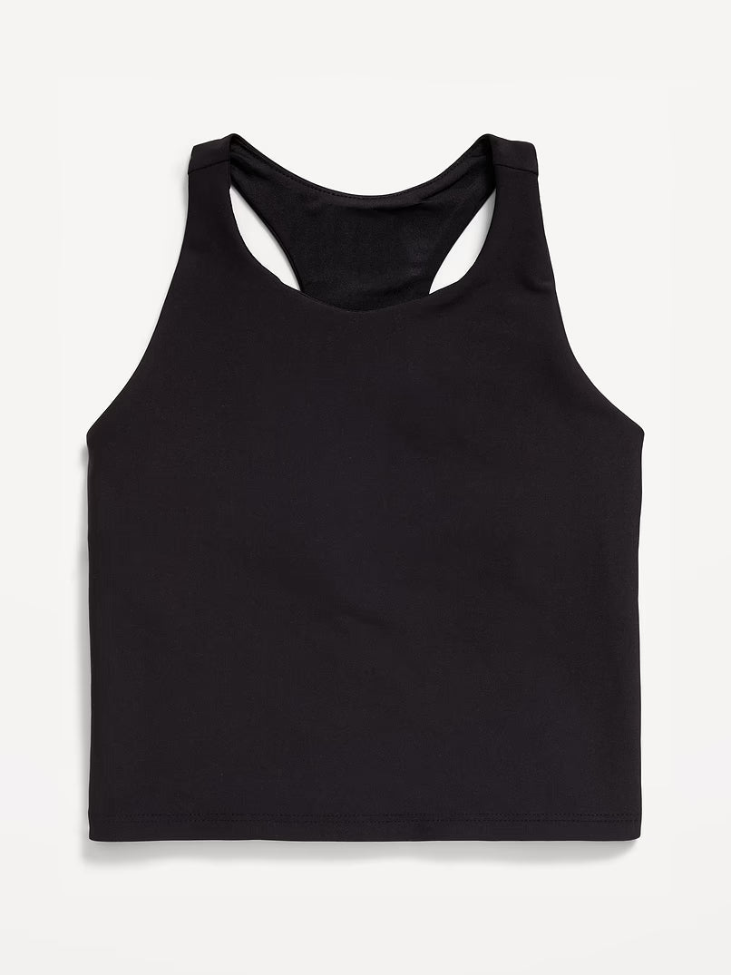Girls Powersoft Racer Back Rhinestone top