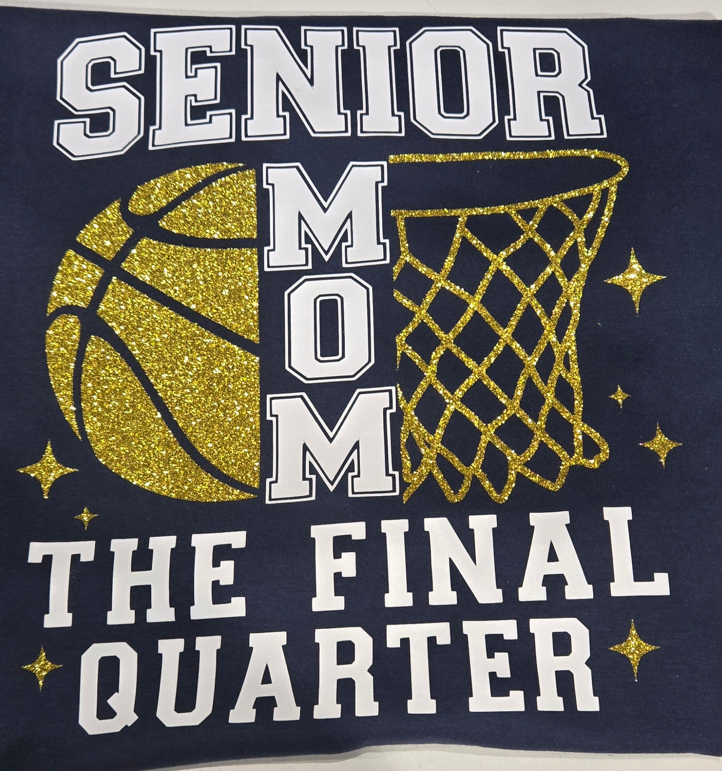 Senior Mom Basketball Shirt-  Please choose local pick up at check out!